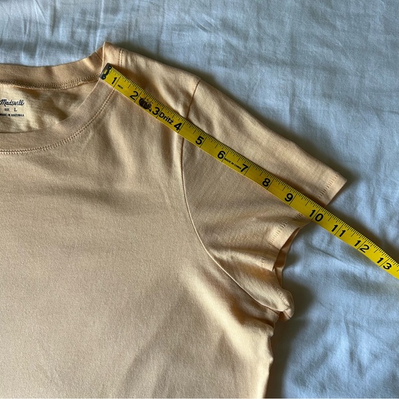 Madewell Northside Vintage Tee in Faded Apricot | Size L - Picture 9 of 9